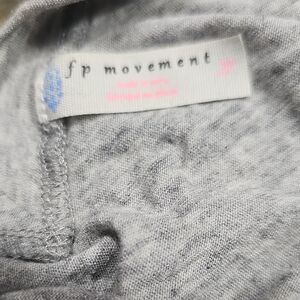 FP Movement Gray Top - FP Movement Tag Visible